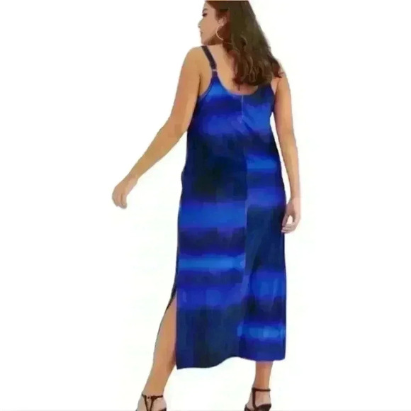 ☆ Asos Curve Midi Slip Dress In Blurred Stripe Nwt U.S Size 12. 3 for $30 - Picture 2 of 10